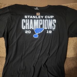 Men's Fanatics Black Stanley Cup Champions Tee Sz.XXL